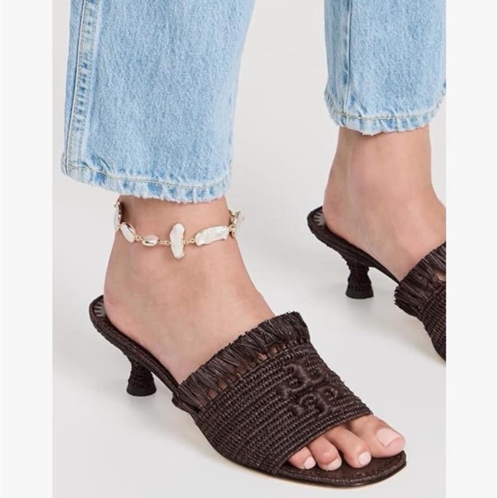 Tory Burch Brown Heeled Sandals